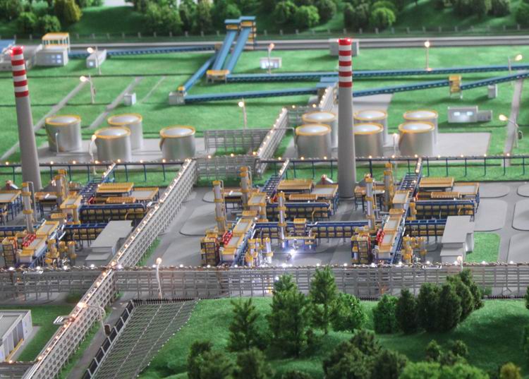 兴国县石化区模型