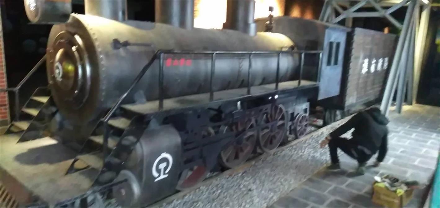 兴国县蒸汽火车模型